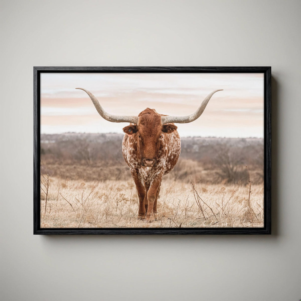 Texas Longhorn Wall Art - Large Western Wall Decor