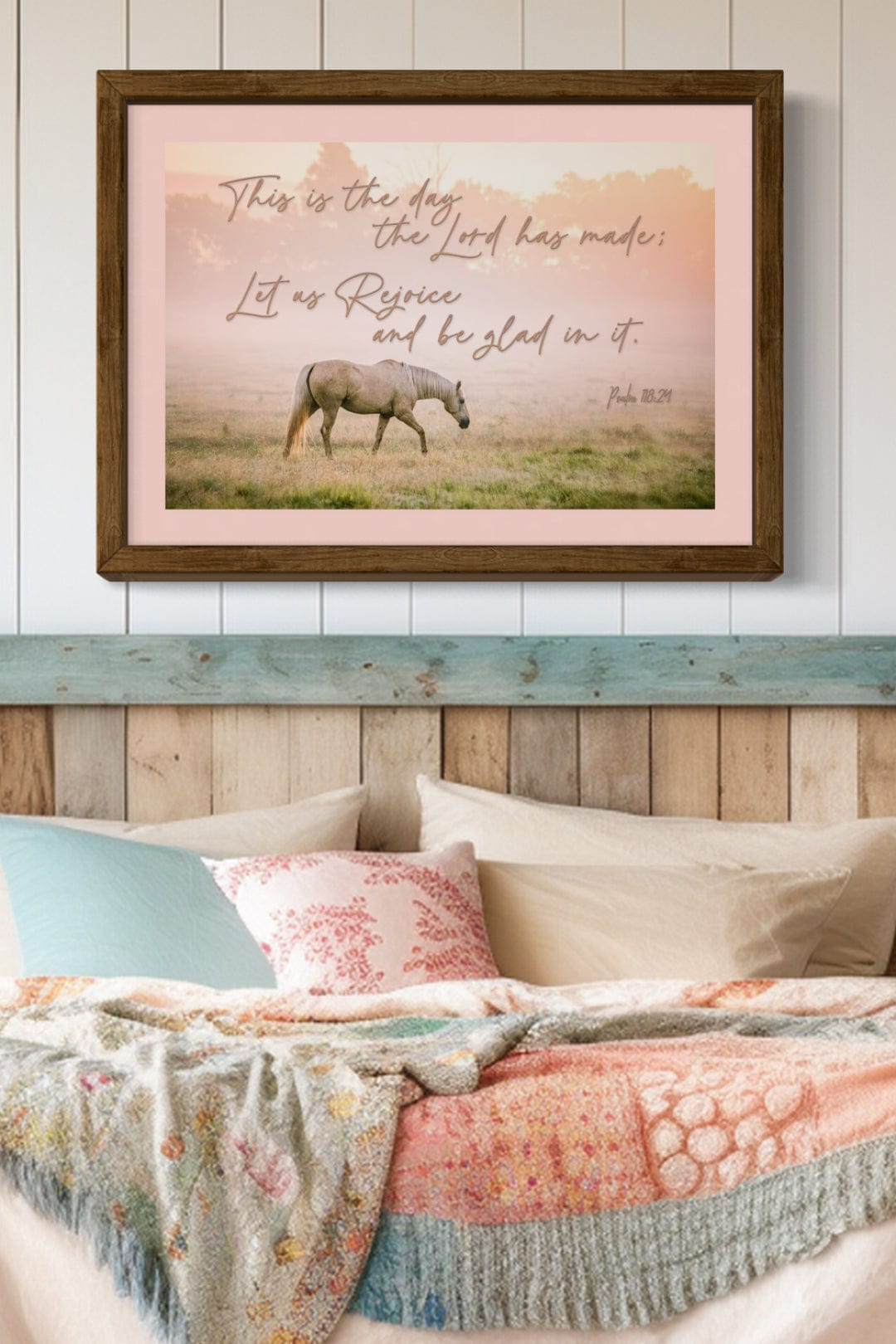 This is the Day the Lord has Made - Horse Wall Art Wall Art Teri James Photography