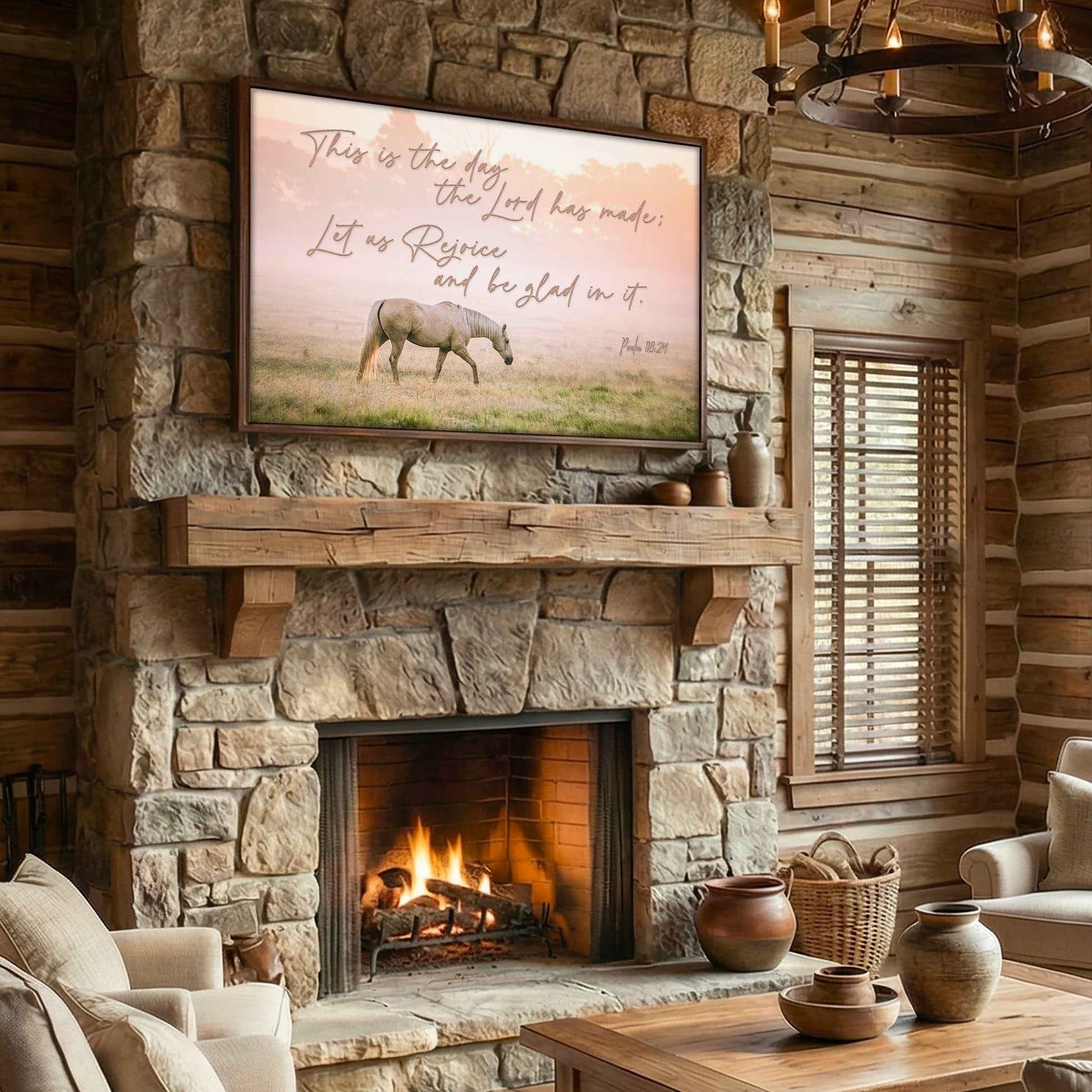 This is the Day the Lord has Made - Horse Wall Art Wall Art Teri James Photography