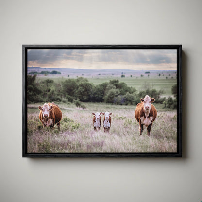 Twin Nursery Decor - Hereford Cattle