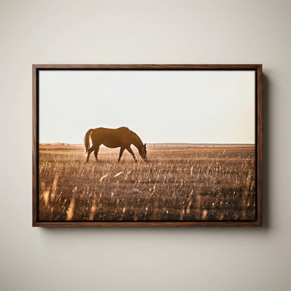 Western Bedroom Decor - Rustic Horse Wall Art