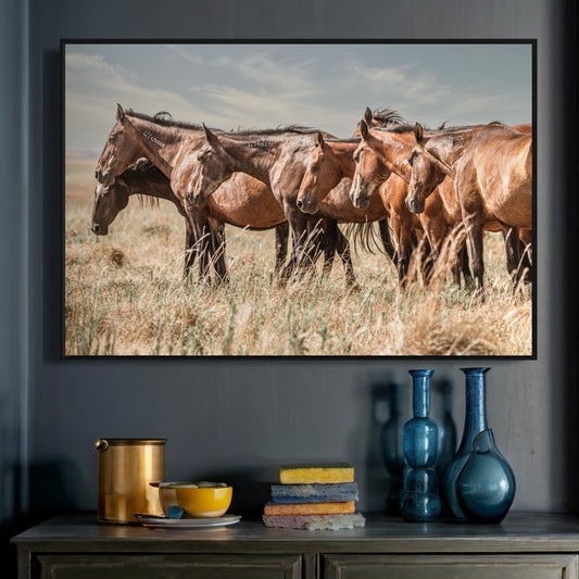 Western Decor Wild Horse Canvas Print Wall Art Teri James Photography