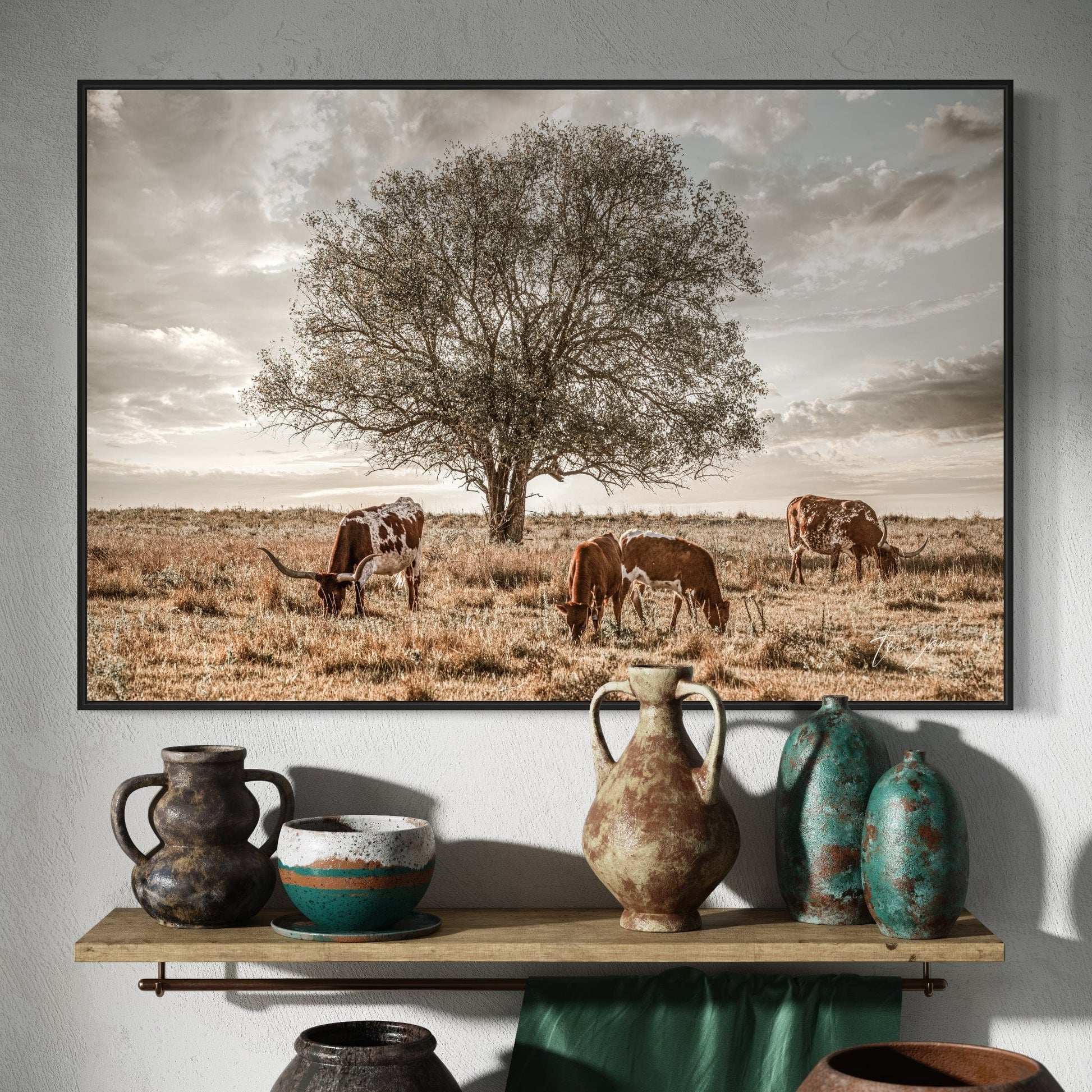 Western Landscape Art - Flint Hills Wall Art Teri James Photography