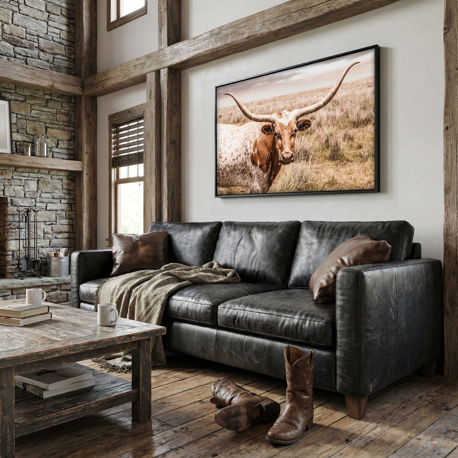 Western Style Longhorn Art Wall Art Teri James Photography
