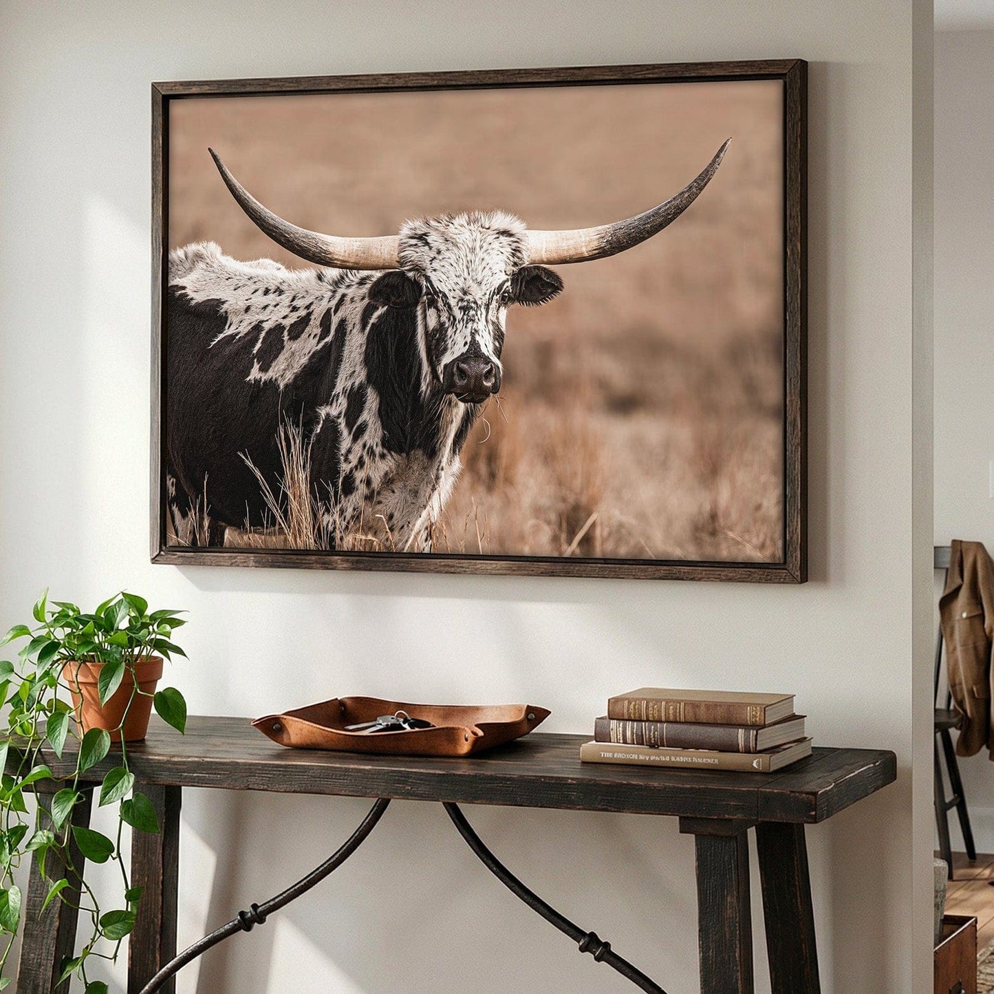Western Themed Home Decor - Longhorn Wall Art Wall Art Teri James Photography