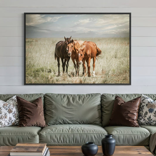 Western Wall Art Wild Horses on the Osage Wall Art Teri James Photography