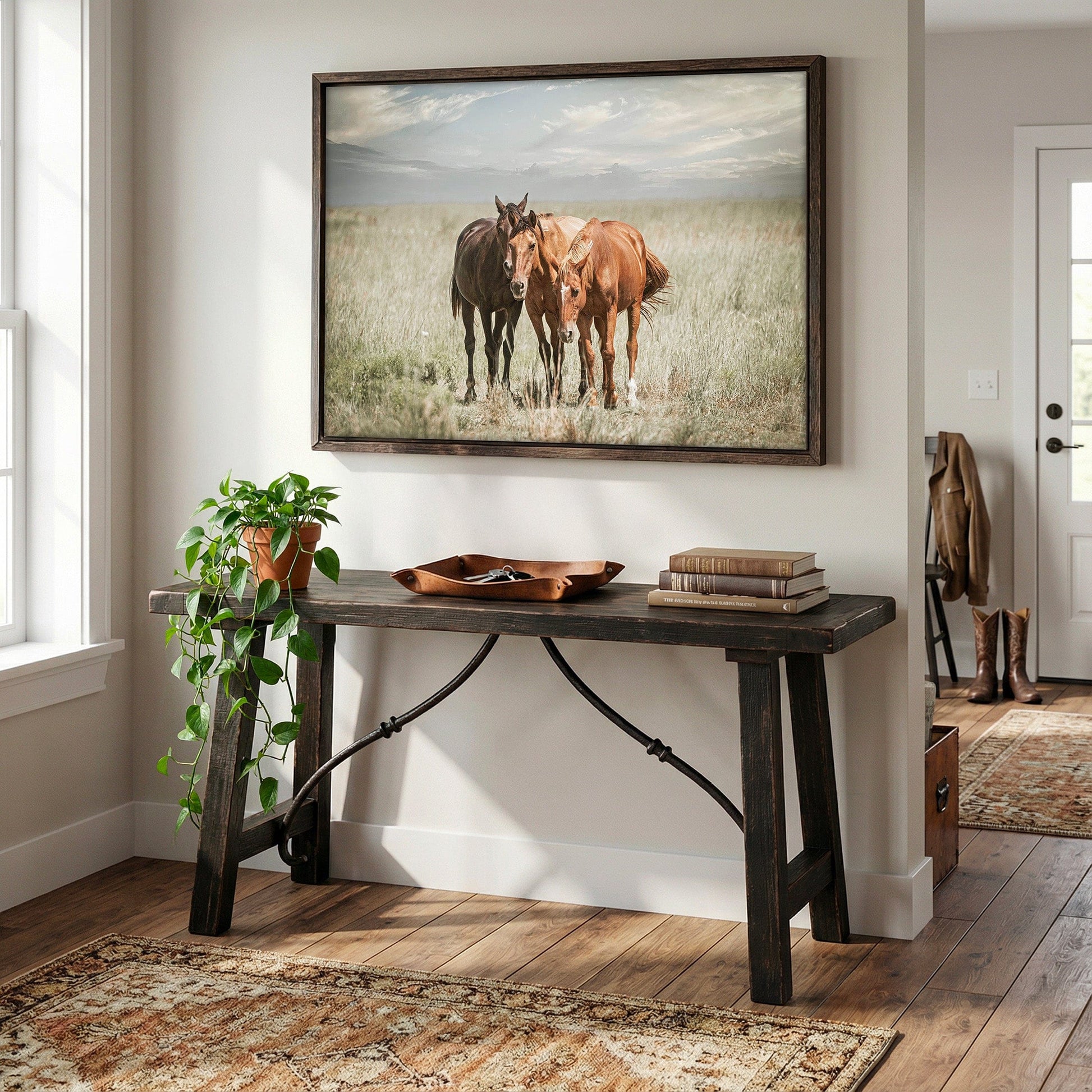 Western Wall Art Wild Horses on the Osage Wall Art Teri James Photography