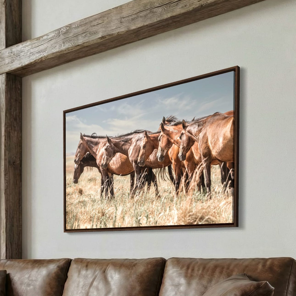 Wild Horse Canvas Print – Mustang Wall Art