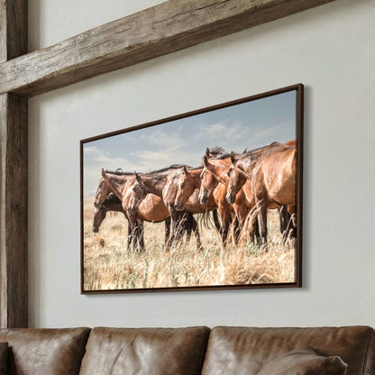 Wild Horse Canvas Print – Mustang Wall Art