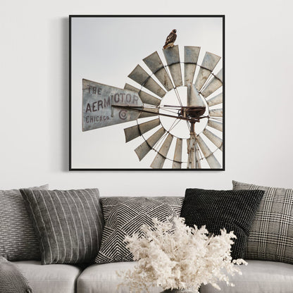 Windmill Wall Decor Modern Farmhouse Art Wall Art Teri James Photography
