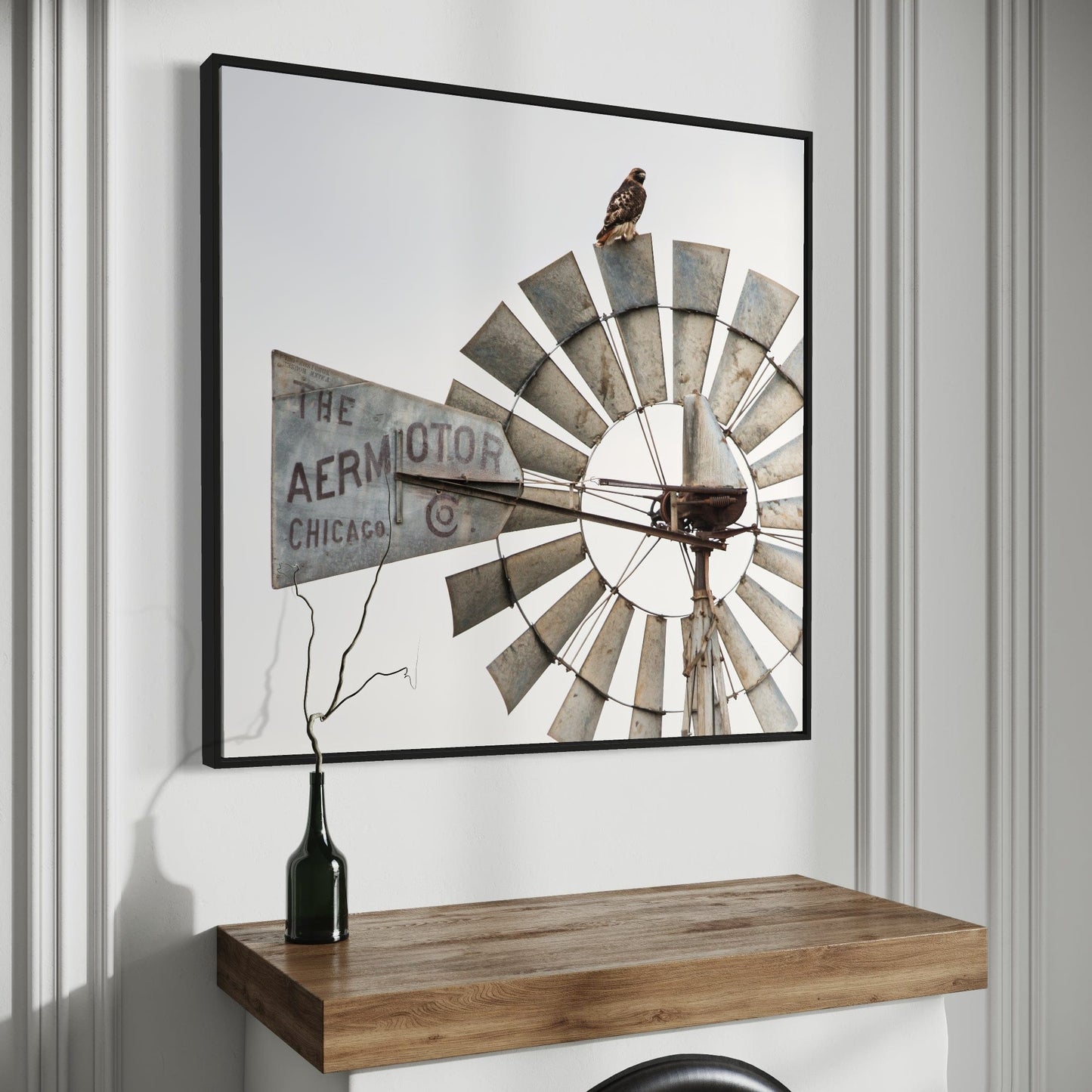 Windmill Wall Decor Modern Farmhouse Art Wall Art Teri James Photography
