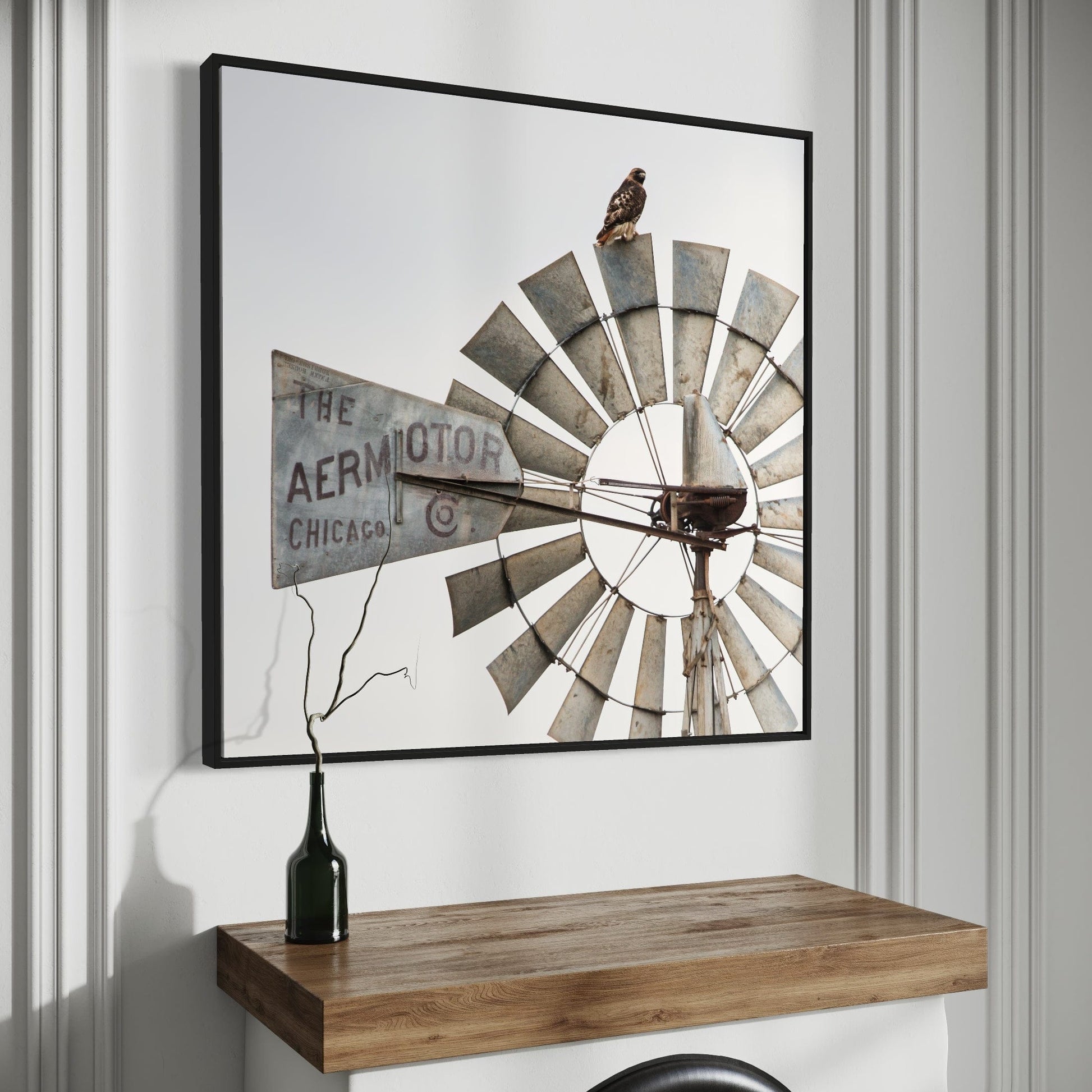 Windmill Wall Decor Modern Farmhouse Art Wall Art Teri James Photography