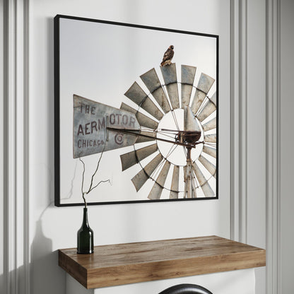 Windmill Wall Decor Modern Farmhouse Art Wall Art Teri James Photography