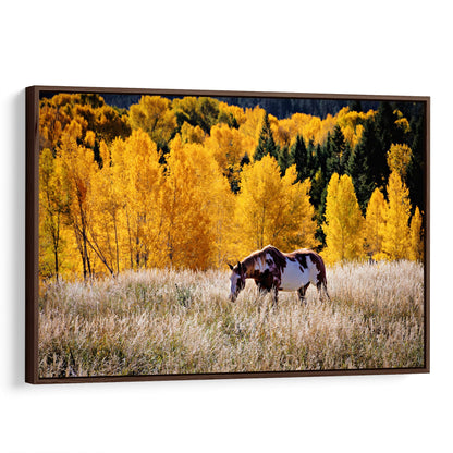 Wyoming Wall Art Canvas Print Canvas-Walnut Frame / 12 x 18 Inches Wall Art Teri James Photography