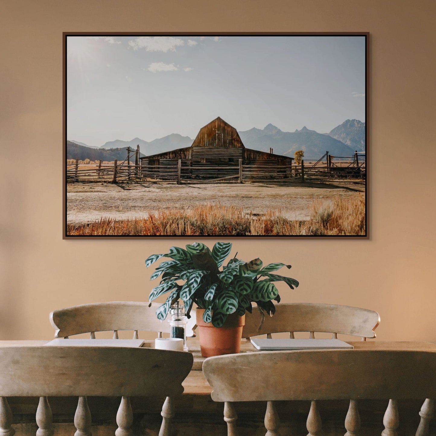 Wyoming Wall Art - Moulton Barn in Grand Tetons Wall Art Teri James Photography