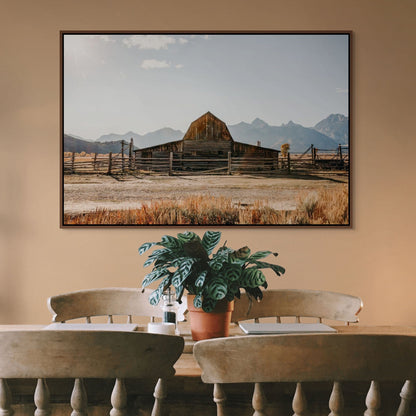 Wyoming Wall Art - Moulton Barn in Grand Tetons Wall Art Teri James Photography