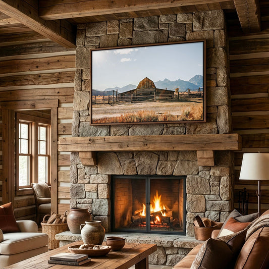 Wyoming Wall Art - Moulton Barn in Grand Tetons Wall Art Teri James Photography