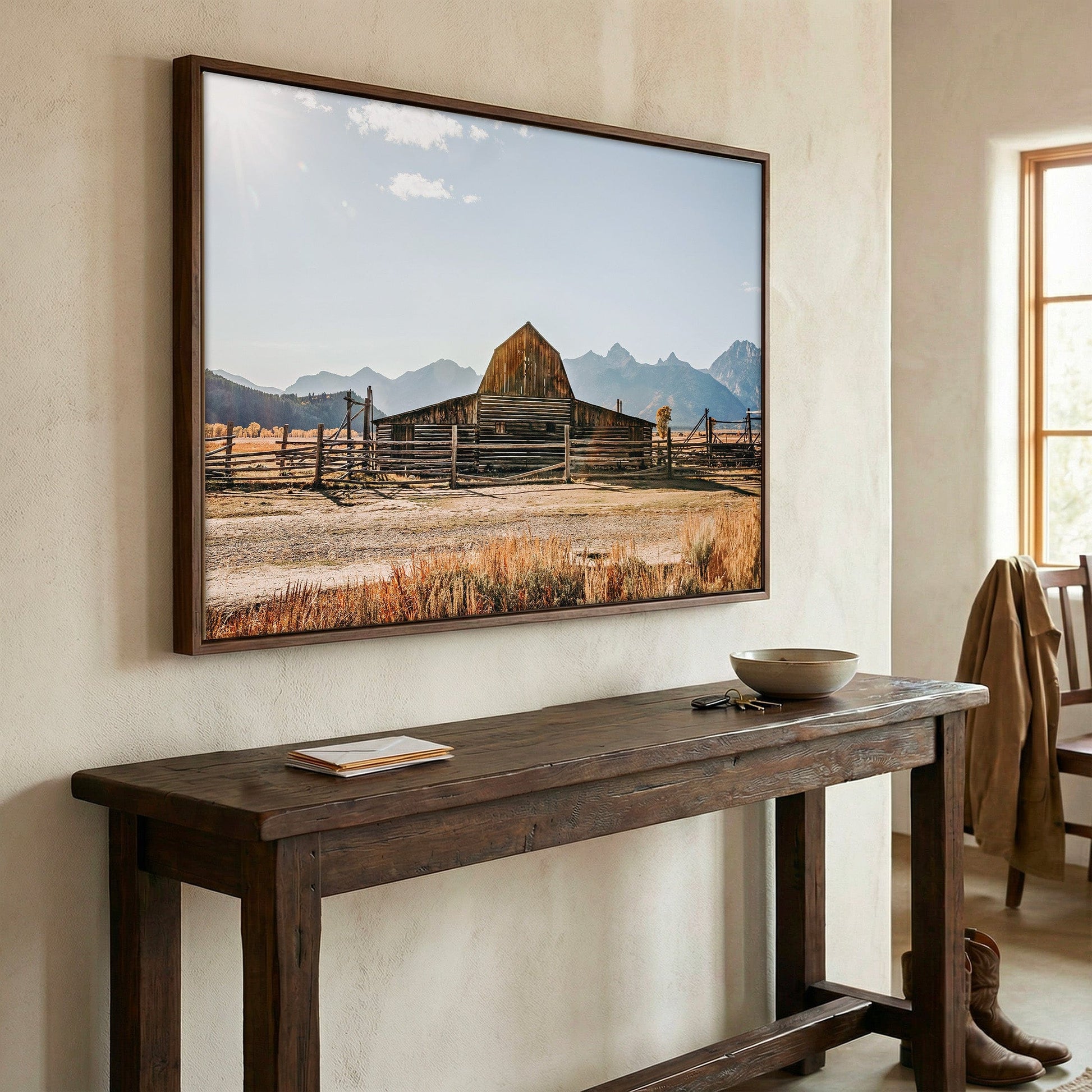 Wyoming Wall Art - Moulton Barn in Grand Tetons Wall Art Teri James Photography