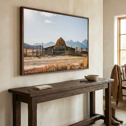 Wyoming Wall Art - Moulton Barn in Grand Tetons Wall Art Teri James Photography