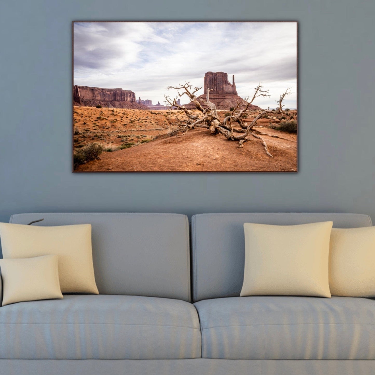 Teri James Photography Wall Art Copy of Monument Valley Scenic Canvas Wall Art