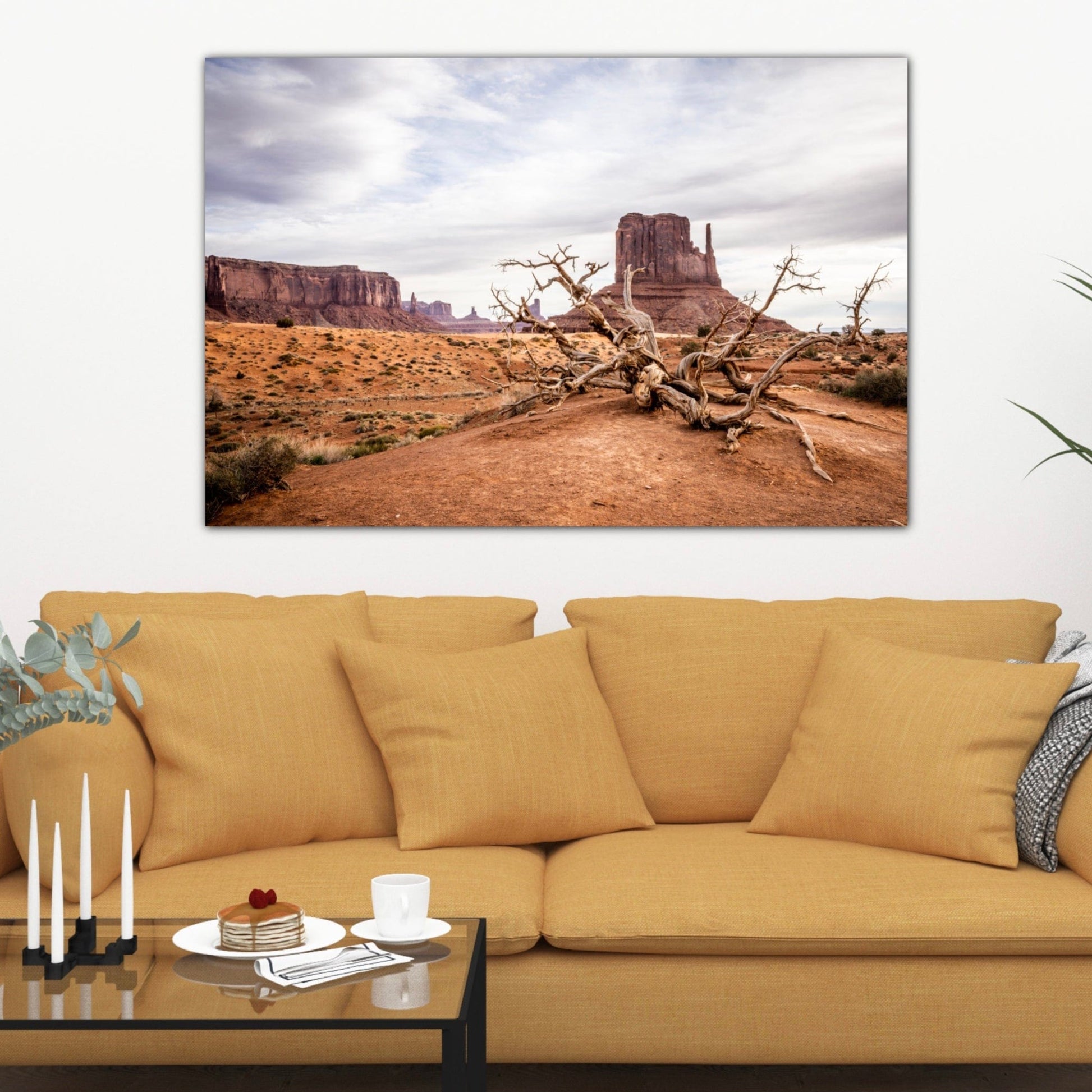 Teri James Photography Wall Art Copy of Monument Valley Scenic Canvas Wall Art