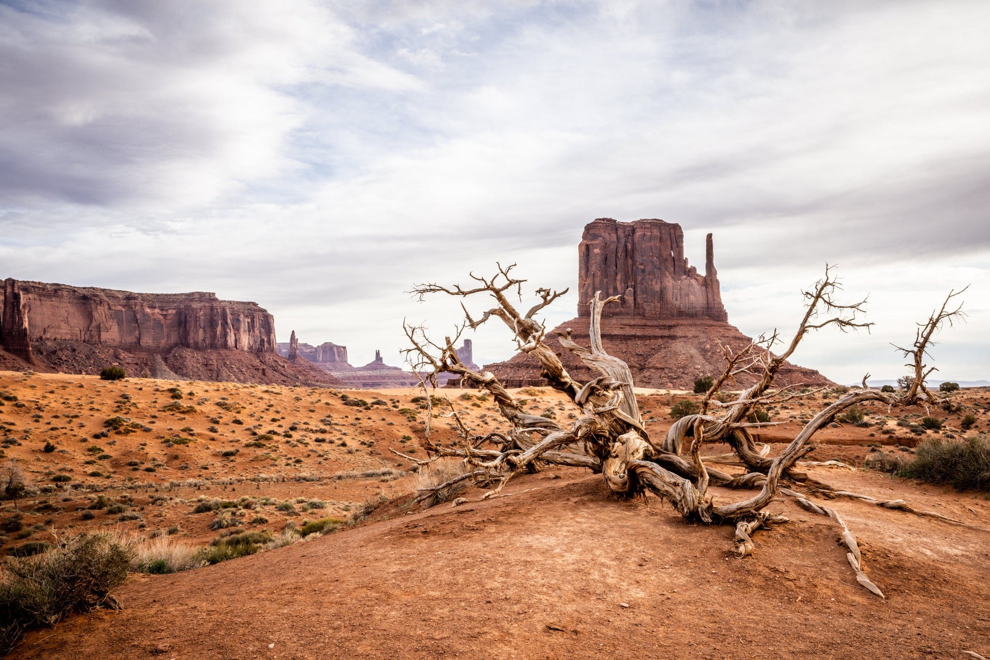 Monument Valley Canvas Wall Art Mounted Photo Print / 12 x 18 Inches Wall Art Teri James Photography